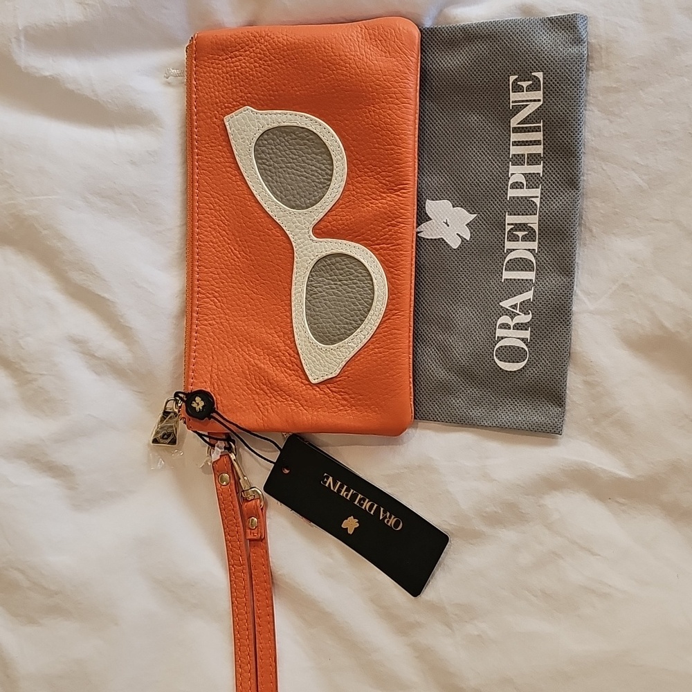 NWT Ora Delphine Sunglasses Pouch / Wristlet OS